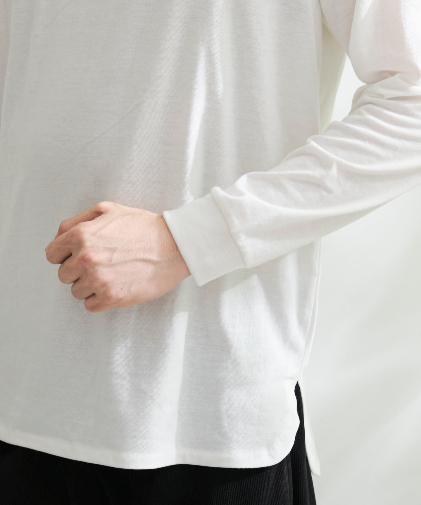 Arnold Palmer シェア T/Rブークレカーディガン + ロングTシャツセット